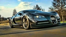 Cars sports bugatti hdr Desk Mat Stitched