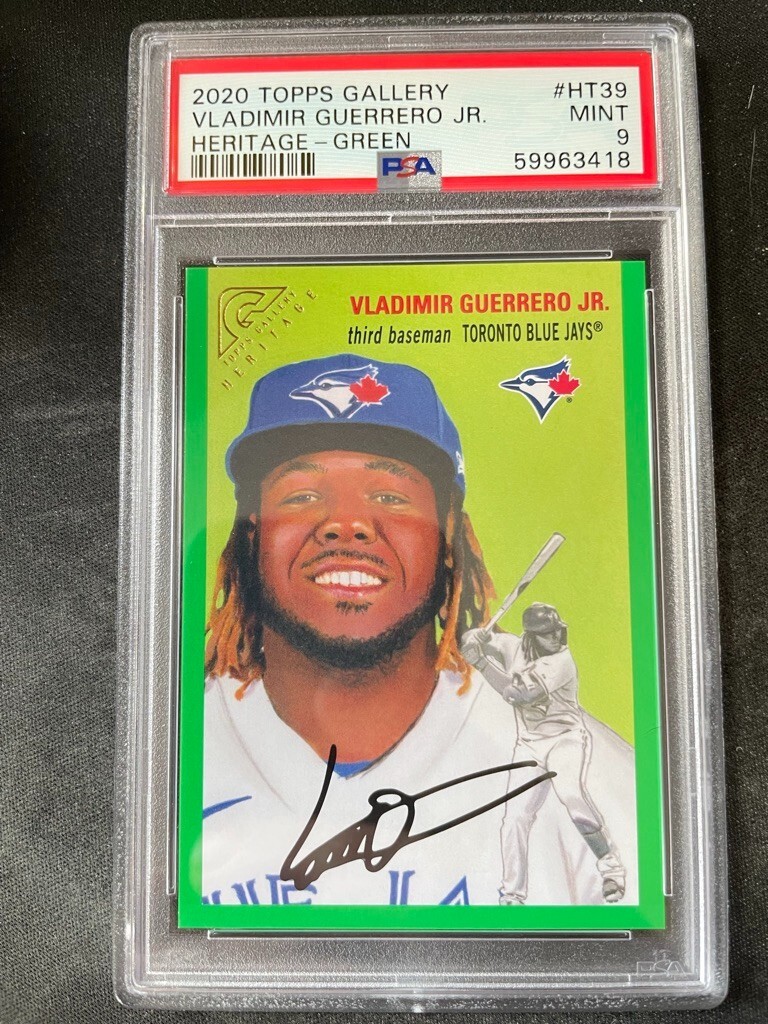 VLADIMIR GUERRERO Jr. 2020 Topps Gallery Heritage HT39 Green 79
