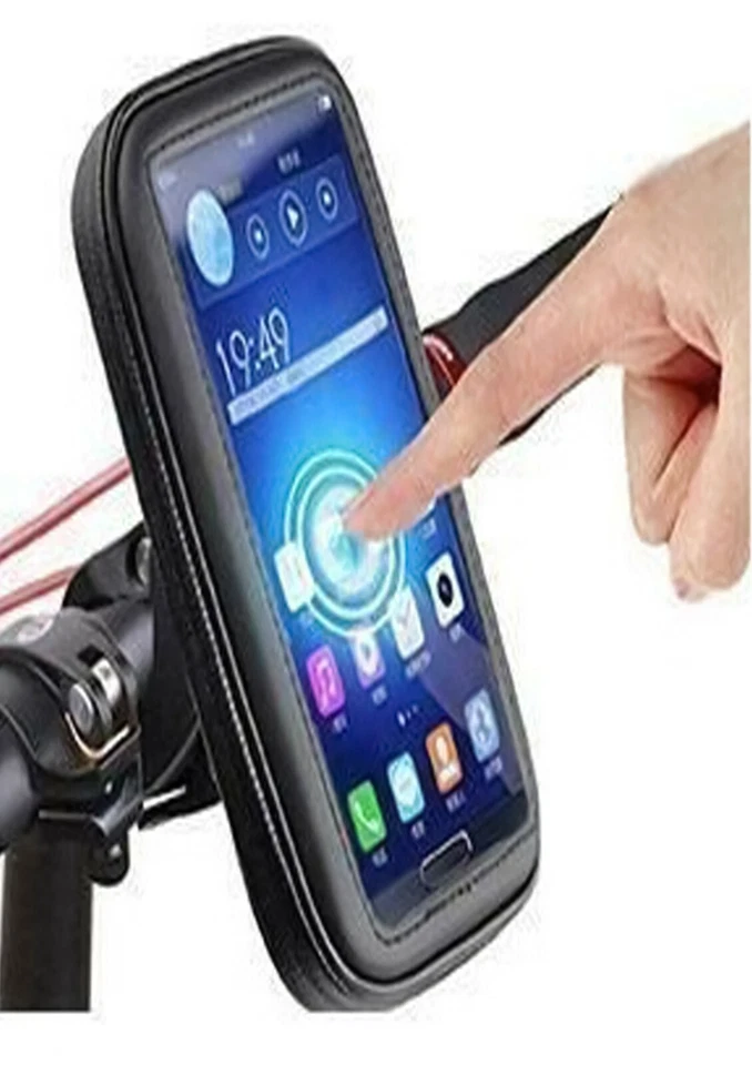 Waterproof Bicycle Motor Bike 360° Mount Holder Case Cover For All Mobile Phones - Image 4 of 4