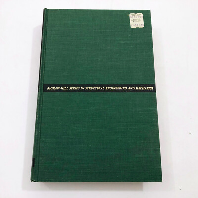 Elementary Structural Analysis 1960 2nd Edition 10th Printing HB 651 pages