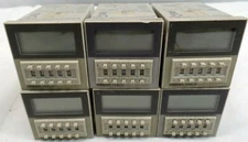  OMRON H3CA-A H3CAA Timer Modules, Lot of 6, For Parts/ Repair