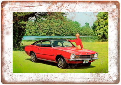 Vintage 1971 Mercury Comet 2-Door Sedan Auto Ad Reproduction Metal Sign A11992