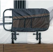 Stander EZ Adjust Bed Rail By Stander, Adjustable, w/Organizer Pouch For Seniors