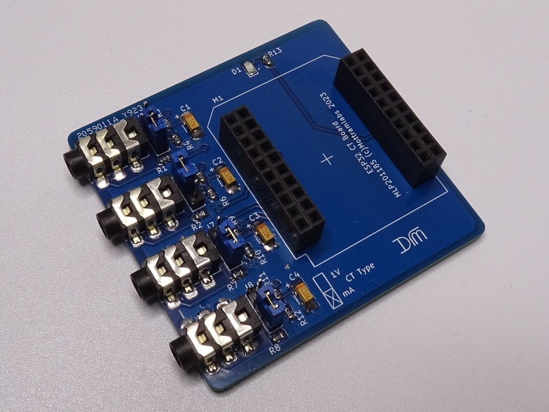 4 Channel ESP32 Mains Current Sensor - Wemos - Current - SCT013 - 100A/50mA