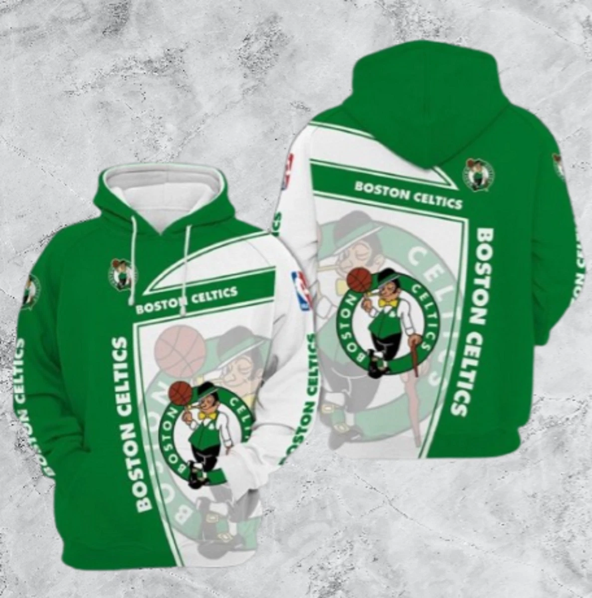 White boston deals celtics hoodie