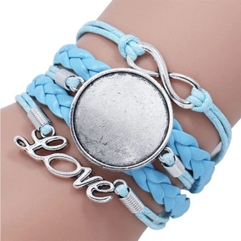 DIY Personalised Custom Women Mens Leather Silicone Bracelet Engraved  Bangle Hot | eBay