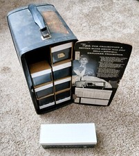 Vintage Bell  Howell Explorer Slide File With 8 Trays  Slide Holders