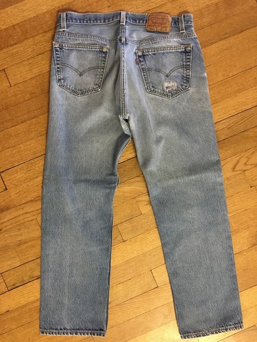 Vintage 80s 90s Classic Levis 501 Blue 
