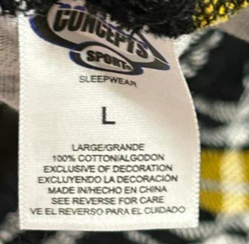 Concept Sport Youth Arizona State Ultimate Flannel Plaid Pant,Black/Yellow,Large - Picture 6 of 9
