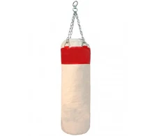 Last Punch Heavy Duty Red Canvas Punching Bag MMA-Kickboxing-Muay Thai