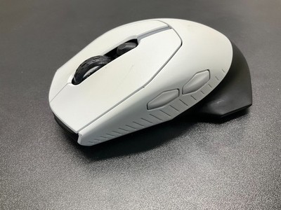 Alienware Wired/Wireless Gaming Mouse White AW610M NO USB Receiver