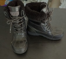 UGG BUTTE II BLACK WATERPROOF /SNOW BOOT SZ:1