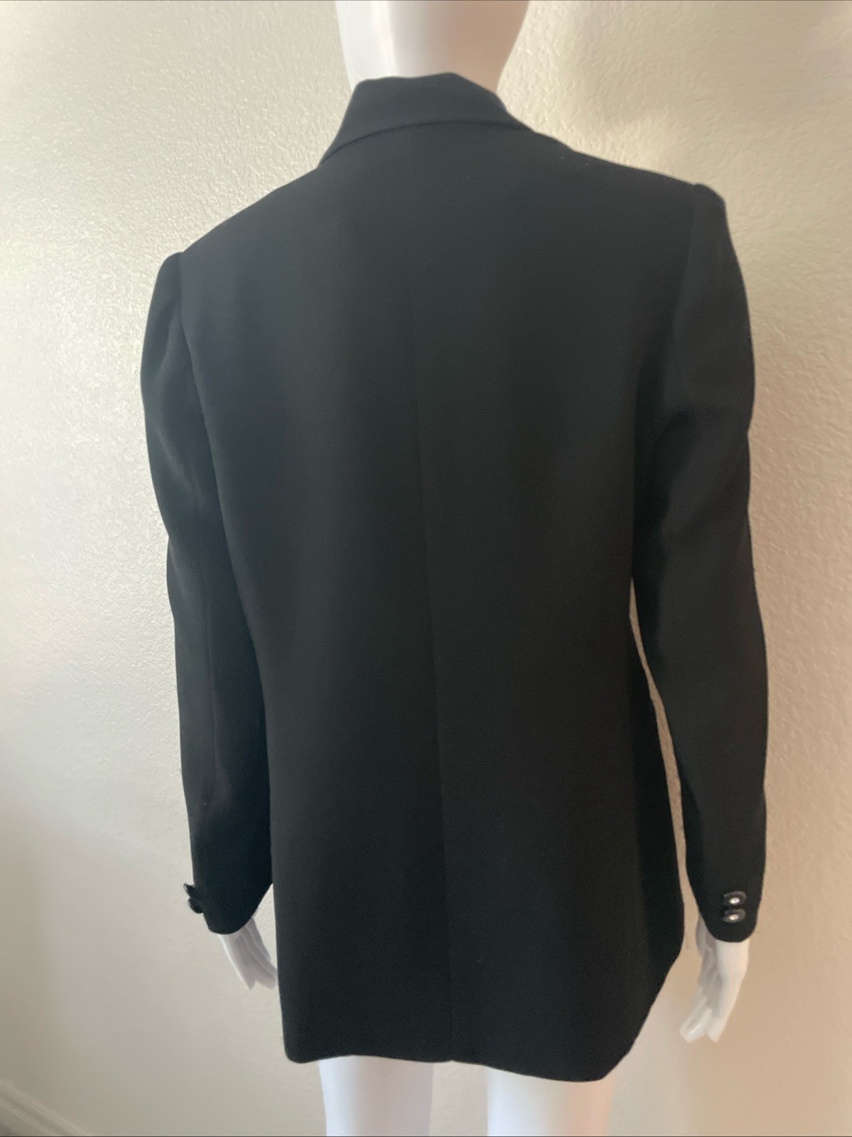Classic black two button blazer jacket tailored f… - image 3