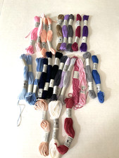 Needlepoint DMC Retors A Broder No.4 Thread France Lot of 25 Asst Colors