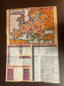 Nintendo NES L&rsquo;Empereur Poster/ Map Great Condition No Game Or Box, Poster Only