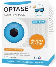 Optase Moist Heat Mask – Heated Eye Mask for Dry Eyes With HydroBead Techn