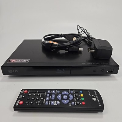 LG BP125 Blu-Ray & DVD Player With Remote Power Cable & HDMI Cord