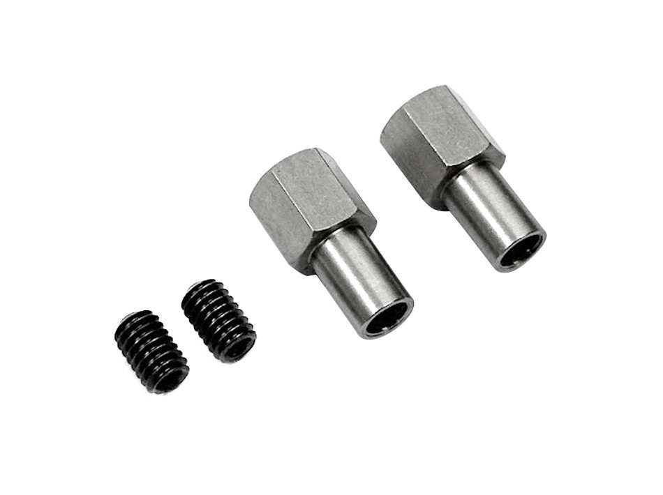 Boom Racing BRXT512-NUT Steel M4x14.5 Drum Nut With Threaded Pin (2)