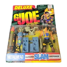 1995 Deluxe GI Joe Extreme Metalhead With Shoulder Cannon - Ultra SLAM - NIB NEW