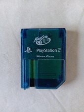 Mad Catz PlayStation 2 PS2 Blue Magic Gate 8 MB Memory Card Missing the clip 