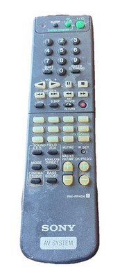 Sony AV System Remote Control RM-PP404 Original Controller - Tested Works