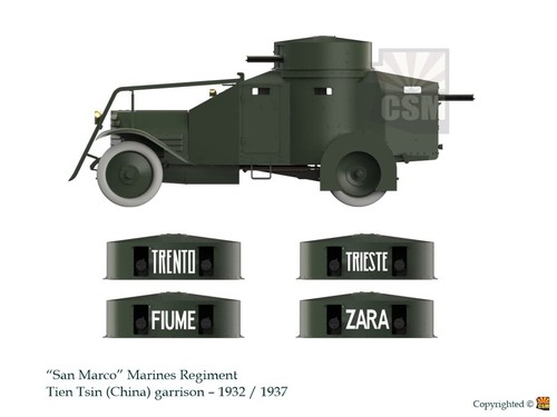 1:35 Copper State Models #35005 - Italian Armoured Car 1ZM, Armoured Car WW I - Picture 11 of 13