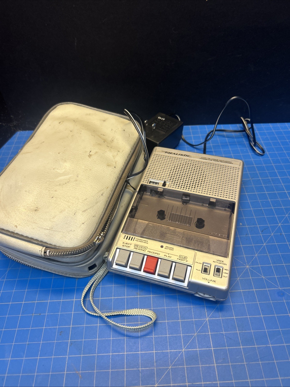 Realistic CTR-75 14-800 Voice Cassette Tape Recorder Counter Tested VG Condition