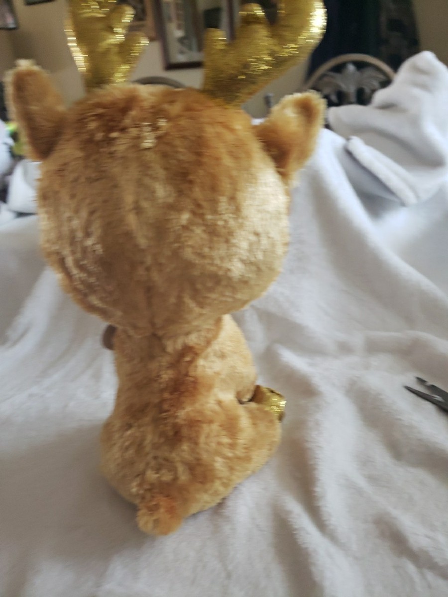 Ty Beanie Babies 36423 Boos Glitzy The Christmas Reindeer Boo