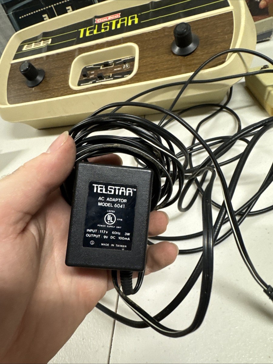 Coleco Telstar 6040 Console CIB 1st TV Game System 1976 Parts Or