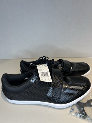Adidas Jumpstar Sneakers Men Size 12.5 Black/White Track & Field Spikes