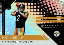 2018 Panini Unparalleled #210 Mason Rudolph RC - FB