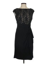 Chaps Women Black Cocktail Dress M