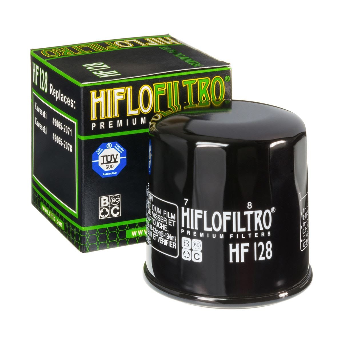 Hi-Flo Oil Filter - HF128 Kawasaki KAF400 JMF MULE SX 2021