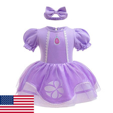 Dressy Daisy Baby Girl Princess Romper Costume Outfit 12-18 Months