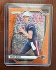 2024 Panini Prizm #329 - DRAKE MAYE Rookie - ORANGE DISCO PRIZM RC - Patriots