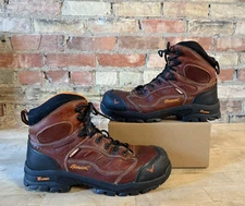 Thorogood Z-Trac Composite Safety Toe Brown Leather Hiking Work Boots - Size 12