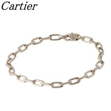 Pulsera Cartier Espartaco Cadena Oro Amarillo 18K Mujer Joyería Auténtica #00455