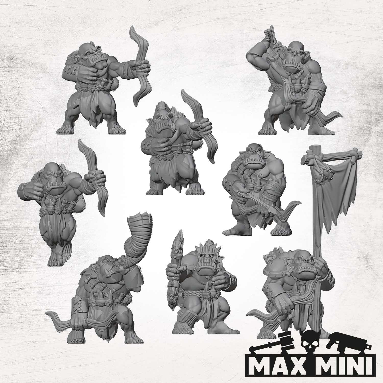 MaxMini BNIB Orc Savage Archers