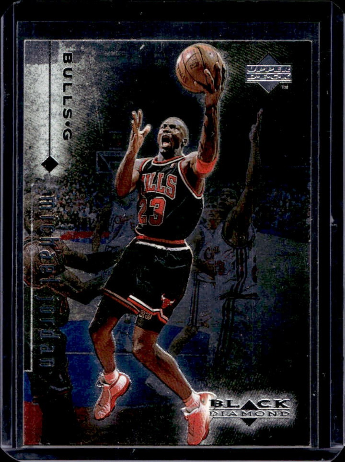 1998-99 Upper Deck Black Diamond Michael Jordan Sample #23 Chicago Bulls