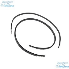 Fit For 2012-15 Honda Civic Sedan 4-door Pair New Black Roof Trim Molding Kit