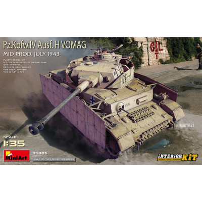 PZ.KPFW.IV AUSF.H VOMAG.MID PRODUCTION KIT 1:35 Miniart Kit Mezzi Militari -D- N