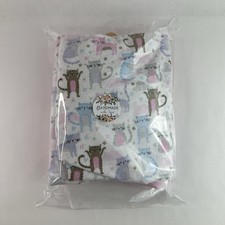 Handmade Fitted Baby Sheet Set of 2   Cotton  Soft size 19.3x27.5x2 in