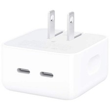 Apple 35W Dual USB-C Compact Folding Power Adapter