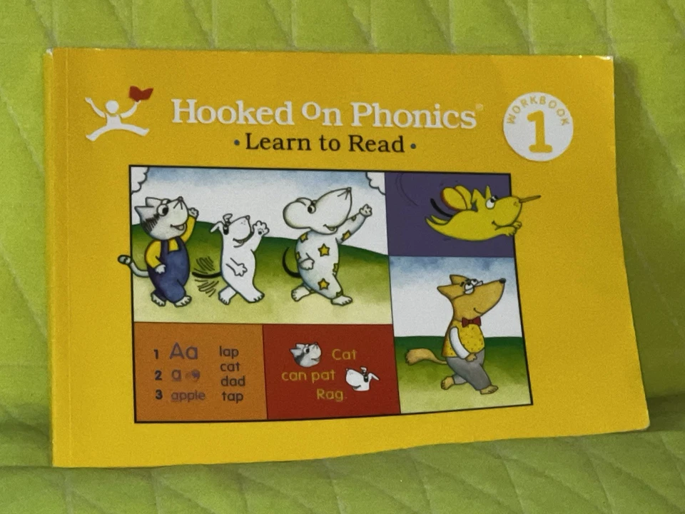 “HOOKED ON PHONICS ~LEARN TO READ (only) WORKBOOKS 1/2/3/4” No Tapes/Flashcards! - Image 3 of 4