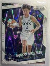 2025 Panini Prizm WNBA - Natisha Hiedeman #53 White Seismic Prizm Minnesota Lynx