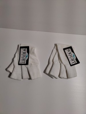 wright avenue- women's leg warmers-white-NEW WITHOUT TAGS - Made in USA **O19**