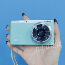Samsung NX Mini 20.5MP Flip Screen Mirrorless Digital Camera 9mmf/3.5 Lens Green