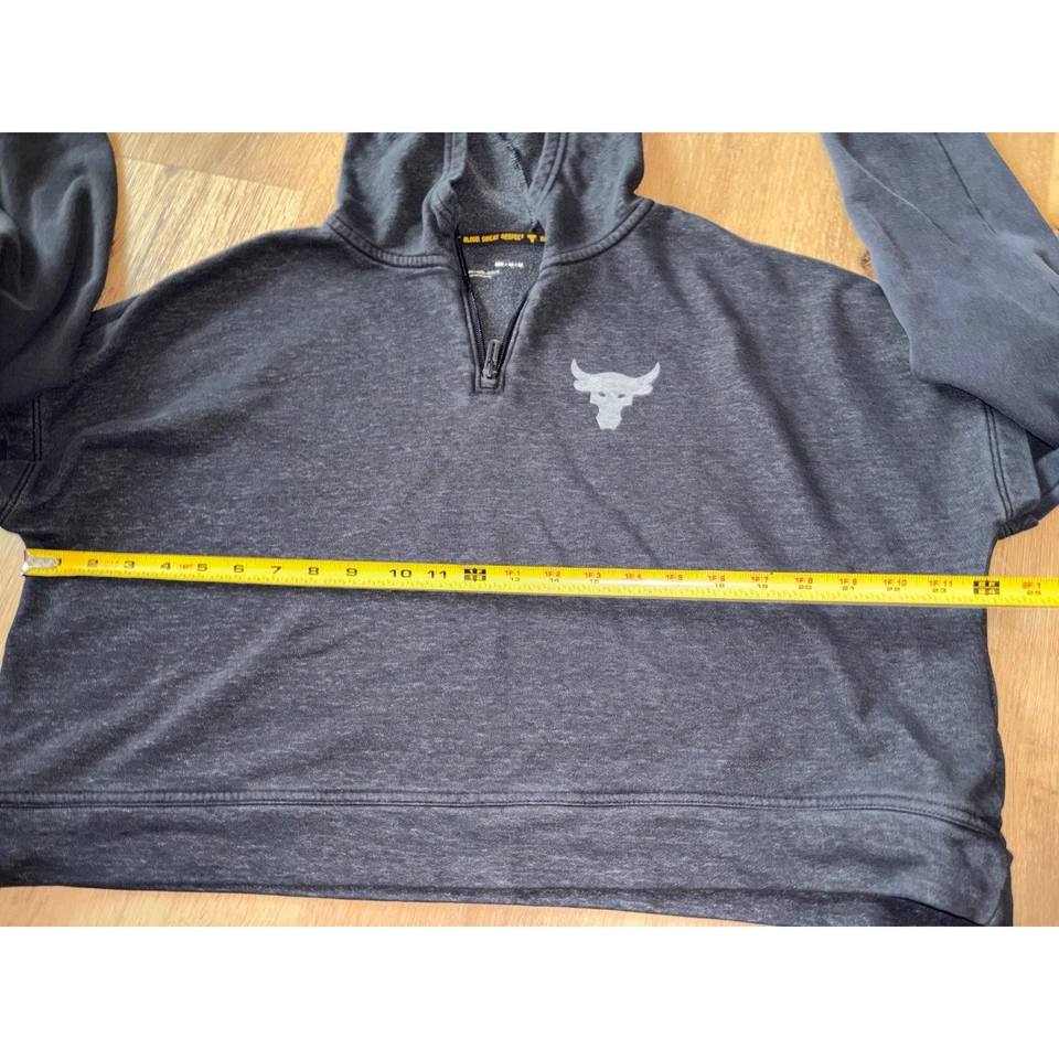 Under Armour Women's Project Rock Terry Hoodie Size M - Image 4 of 4