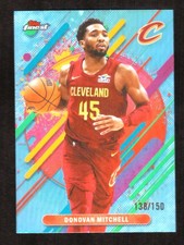 2025-26 Topps Finest Donovan Mitchell Rare Sky Blue Refractor 138/150 Cavs