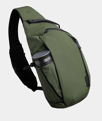 NWT Alpaka Metro Crossbody Left Shoulder 10L Sling Bag Green | Axoflux 210D